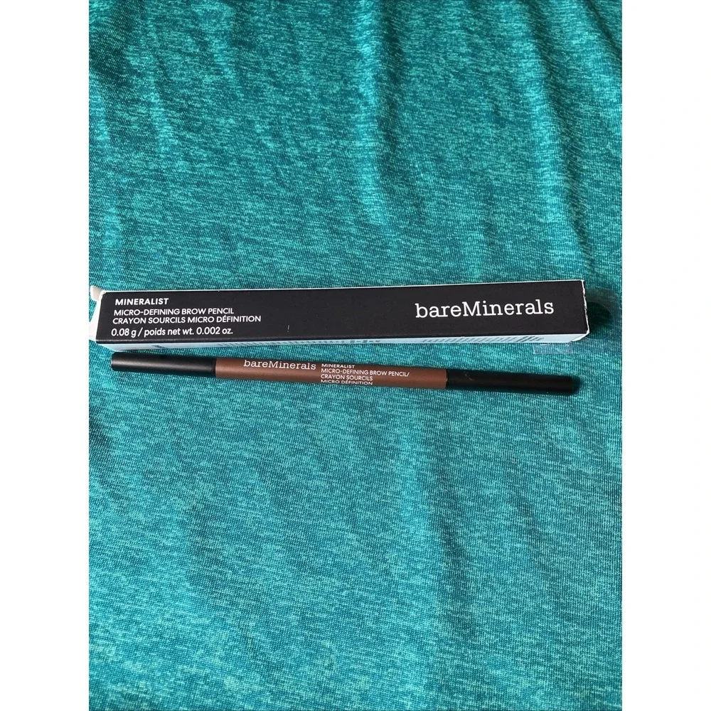 BareMinerals Mineralist Micro-Defining Brow Pencil - Coffee new in Box Brown